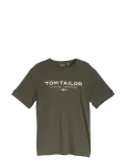 Tom Tailor - T-Shirt With Print - L&uuml;hikeste varrukatega - S