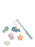 Done By Deer - Bath Fishing Toy Sea Friends Colour Mix - Bath Time - FISHING ROD:21CM