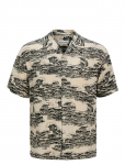 Jack & Jones - Jjjeff Aop Resort Shirt Ss - L&uuml;hikeste varrukatega s&auml;rgid - L