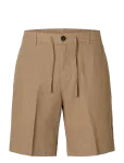 Selected - Slmregular-Leroy Linen Bld Shorts Noos - Vabaaja - XL