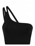 Girlfriend Collective - Uma One Shoulder Bra - Sportrinnahoidjad - K&otilde;ik - L