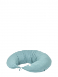 NOBODINOZ - Kit Stories Ltd Maternity Pillow_Cover Teal Cream Grid - Nursing Pillow Covers - ONE SIZE