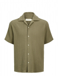Jack & Jones - Jjecoba Stripe Resort Shirt Ss Sn - L&uuml;hikeste varrukatega s&auml;rgid - XXL
