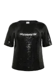 Kaffe Curve - Kcmirana Sequin Blouse - L&uuml;hikeste varrukatega - M