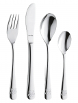 Amefa - Children Cutlery Set Teddy 4-Psc - S&ouml;&ouml;giriistad - ONE SIZE