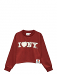 Vero Moda Girl - Vmnewyork Red Ls Short Sweat Jrs Girl - Dressipluusid - 158/164