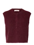 Selected - Slwlulu Sl Button O-Neck Vest Noos - Kootud vestid - XS
