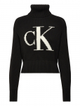 Calvin Klein Jeans - Blown Up Ck Loose Sweater Contra - K&otilde;rge kaelusega - L