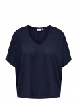 ONLY Carmakoma - Cartammi 3/4 V-Neck Batwing Blouse Jrs - L&uuml;hikeste varrukatega - 46-48