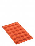 Silikomart - Silikoneform Halvkugle  24 Stk. &Oslash;30 H15 - Koogikese- ja muffinivormid - FOR 24PCS
