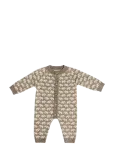 Smallstuff - Jumpsuit, Ao Elephants, Merino Wool, Nature Melange - Kombinesoonid - 92/98