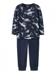 Name It - Nmmnightset Navy Dino Noos - Pidžaamakomplektid - 86-92