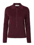 Selected - Slflura Ls Slim Knit Collar Neck - Džemprid - XXL