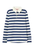 THE ANIMALS OBSERVATORY - Stripes Navy Eel Polo Shirt - Pikkade varrukatega polos&auml;rgid - 12 Y