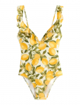 Lindex - Swimsuit With Flounce - Ujumisriided - XS