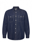 Nudie Jeans - Julian Denim Shirt Rinsed - Teksas&auml;rgid - S