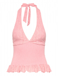 Gina Tricot - Broderie Anglaise Top - Varrukateta - XL