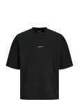 Jack & Jones - Jcoinfinity Print Back Sweat Ss - L&uuml;hikeste varrukatega - S