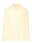 Calvin Klein - Ls Solid Linen Classic Shirt - Linased s&auml;rgid - XXL