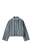Sofie Schnoor - Tazasw Striped Denim Jacket - L&uuml;hikesed teksap&uuml;ksid - 42