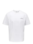 ONLY & SONS - Onsfred Life Mid Century Rlx Ss Tee - L&uuml;hikeste varrukatega - M