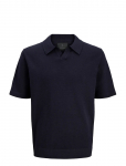Jack & Jones - Jprblamilano Spring Split Neck Ss Sn - L&uuml;hikeste varrukatega kootud polos&auml;rgid - XS