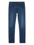 7 For All Mankind - Slimmy Tapered Mid Blue - Kitsenevad - 40 x 32