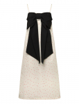 Stella Nova - Heart Printed Bow Dress - P&otilde;lveni ja midi - 36