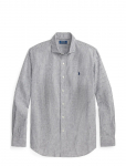 Polo Ralph Lauren - Custom Fit Striped Seersucker Shirt - Linased s&auml;rgid - XXL
