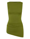 Gina Tricot - Asymmetric Knitted Top - Varrukateta - XS