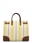 Lauren Ralph Lauren - Striped Canvas Large Devyn Tote Bag - Ostukotid - ONE SIZE