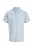 Jack & Jones - Jjebreeze Linen Blend Shirt S/S Sn Mni - L&uuml;hikeste varrukatega s&auml;rgid - 104