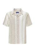 ONLY & SONS - Osjcaiden Life Ss Stripe Linen Resort Wv - L&uuml;hikeste varrukatega s&auml;rgid - 158