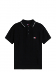 Tommy Jeans - Tjm Reg Ss Badge Knit Polo Ext - L&uuml;hikeste varrukatega kootud polos&auml;rgid - XXXL