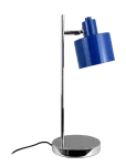 Dyberg Larsen - Ocean Bordlampe Bl&aring;/ Krom - Laualambid - H:43CM