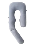 Momcozy - Momcozy  U Shaped Grey Pregnancy Pillow Dark Grey - Rasedustooted - ONE SIZE