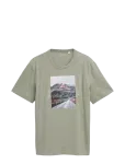 Tom Tailor - Photoprint  T-Shirt - L&uuml;hikeste varrukatega - M