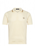 Fred Perry - Pointelle Knitted Shirt - L&uuml;hikeste varrukatega kootud polos&auml;rgid - L