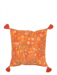 J-Line - Cushion Squa Flow+Tas Velv Or - Padjad - W50CM