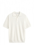 Gant - Cotton Texture Polo - L&uuml;hikeste varrukatega kootud polos&auml;rgid - XXXL