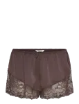 Monki - Short Satin Lace Shorts - L&uuml;hikesed p&uuml;ksid - L