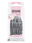 Depend Cosmetic - Design Selection Graphite Shimmer Medium Sq. Nord - Fake Nails - ONE SIZE