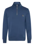 PS Paul Smith - Mens Reg Fit Half Zip Top Zebra - Poolpika lukuga džemprid - XL