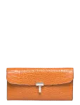 TOTEME - T-Lock Croco Print Leather Wallet - Rahakotid - ONE SIZE