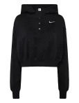 Nike - W Nsw Phnx Flc Os Crp Hnly Hdy - Spordi pikkade varrukatega l&uuml;hikesed topid - XXL