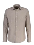 Gant - Reg Flannel Melange Stripe Shirt - Triibulised s&auml;rgid - XXXL