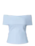 Pieces - Pcgeorgina Off Shoulder Top Jrs D2D - L&uuml;hikeste varrukatega - XL