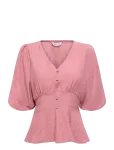 Bubbleroom - Short Sleeve Puff Blouse - L&uuml;hikeste varrukatega - 38