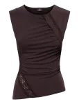 JDY - Jdymisty S/L Lace Detail Top Jrs - Varrukateta - M