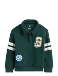 GAP - Baby & Toddler Vintagesoft Varsity Logo Polo Sweatshirt - Pikkade varrukatega polos&auml;rgid - 98